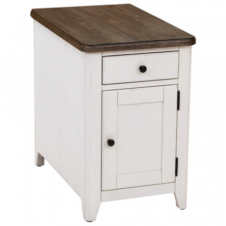 P2728-32 : Tủ Góc , Tủ Trang Trí - Màu Trắng + Nâu